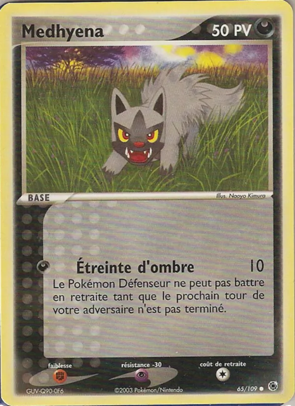 Carte Medhyena de l'extension EX Rubis & Saphir, numéro 65/109