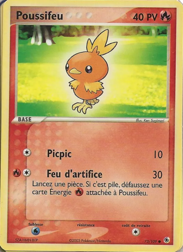 Carte Poussifeu de l'extension EX Rubis & Saphir, numéro 73/109