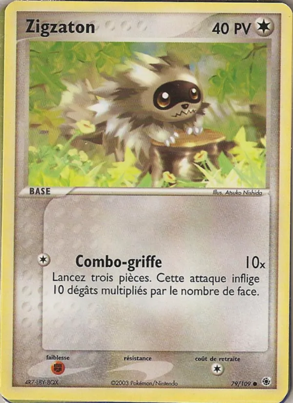 Carte Zigzaton de l'extension EX Rubis & Saphir, numéro 79/109