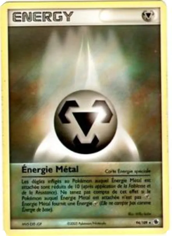 Carte Énergie Métal de l'extension EX Rubis & Saphir, numéro 94/109