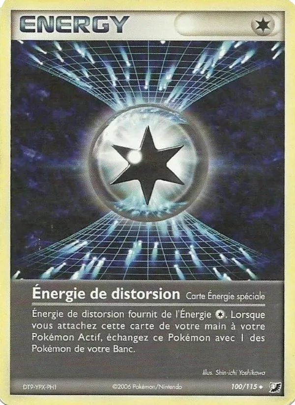 Carte Énergie de distorsion de l'extension EX Forces Cachées, numéro 100/115