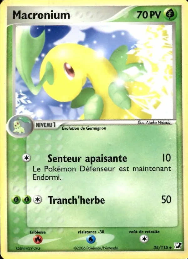 Carte Macronium de l'extension EX Forces Cachées, numéro 35/115