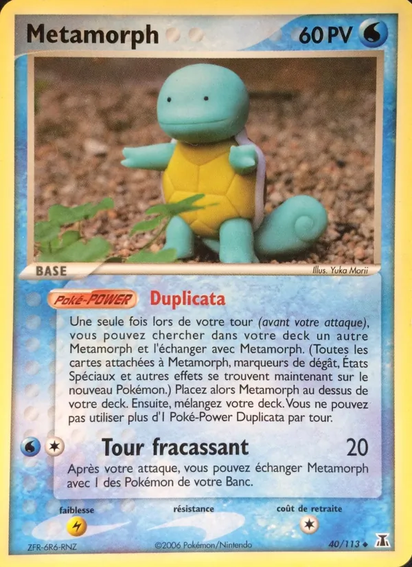 Carte Métamorph de l'extension EX Espèces Delta, numéro 40/113
