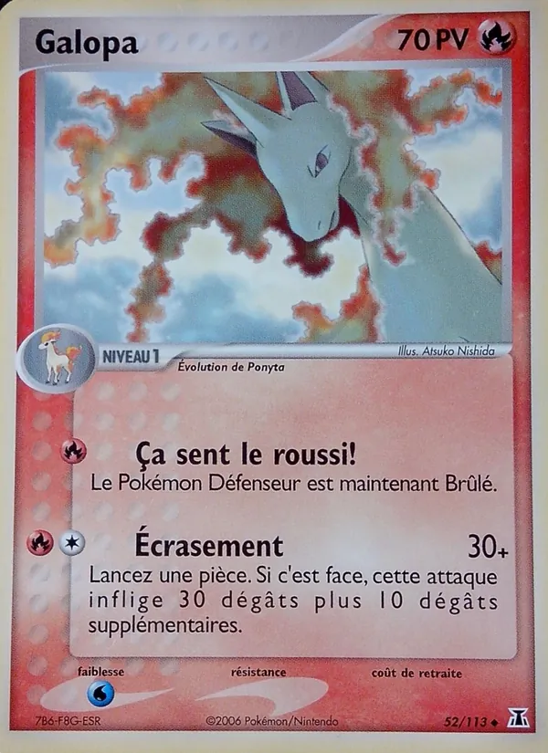 Carte Galopa de l'extension EX Espèces Delta, numéro 52/113