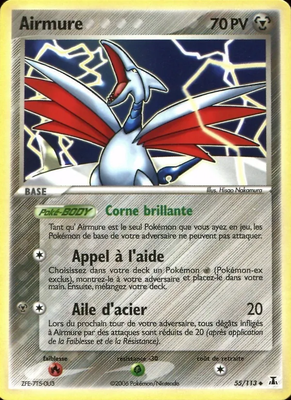 Carte Airmure de l'extension EX Espèces Delta, numéro 55/113