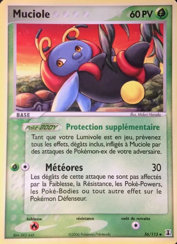 Carte Muciole de l'extension EX Espèces Delta, numéro 56/113