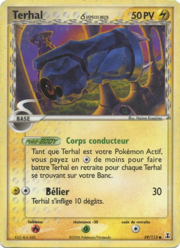 Carte Terhal δ de l'extension EX Espèces Delta, numéro 59/113