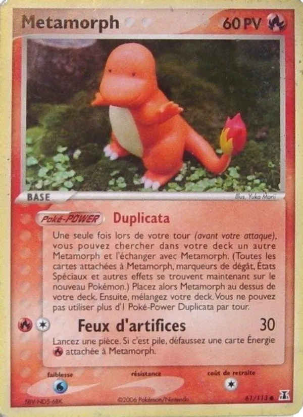 Carte Métamorph de l'extension EX Espèces Delta, numéro 61/113