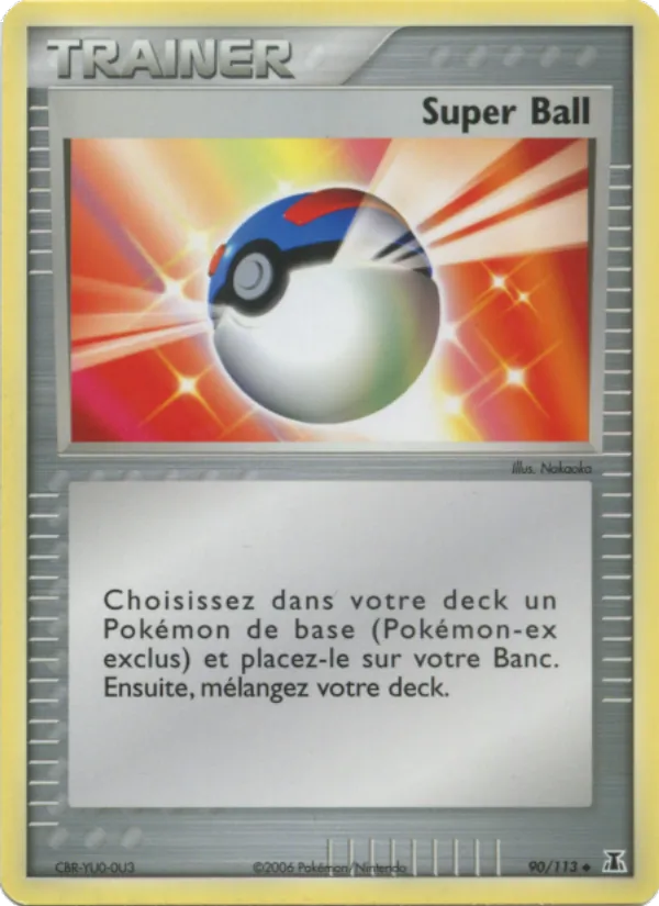 Carte Super Ball de l'extension EX Espèces Delta, numéro 90/113