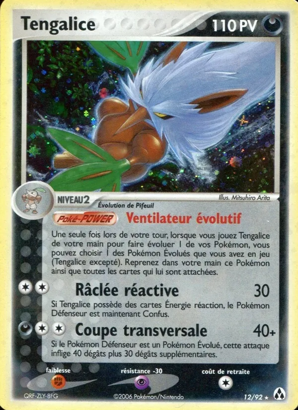 Carte Tengalice de l'extension EX Créateurs de légendes, numéro 12/92