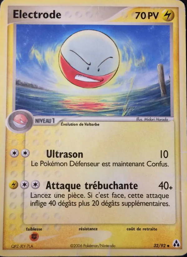 Carte Électrode de l'extension EX Créateurs de légendes, numéro 32/92