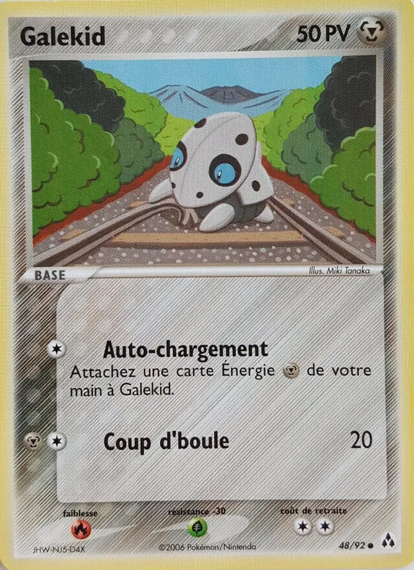 Carte Galekid de l'extension EX Créateurs de légendes, numéro 48/92