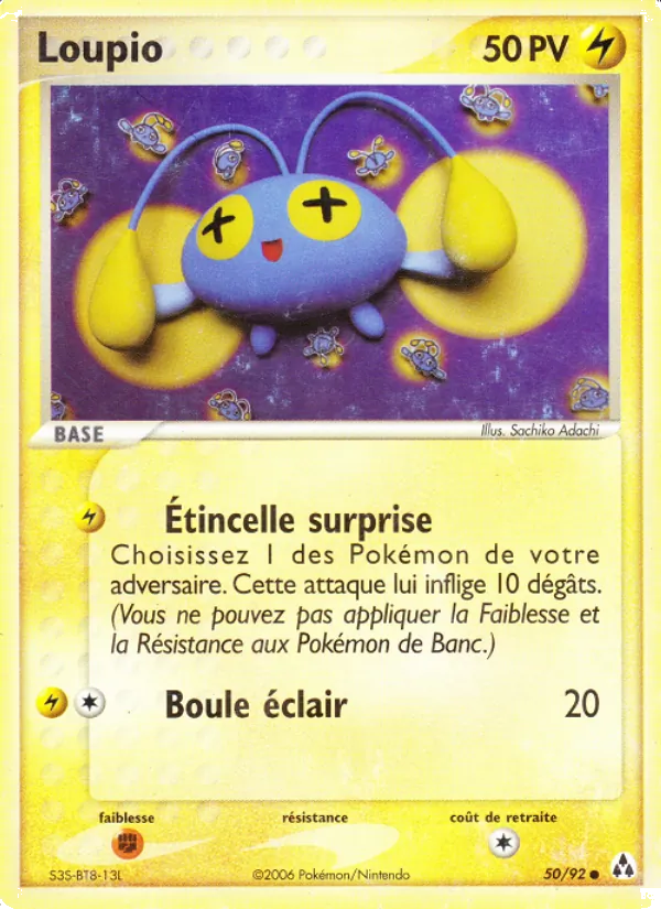 Carte Loupio de l'extension EX Créateurs de légendes, numéro 50/92
