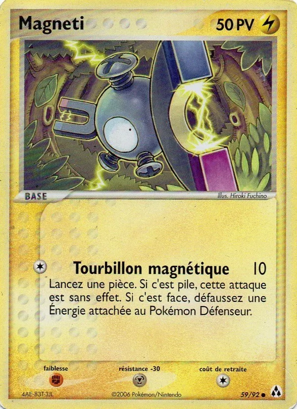 Carte Magnéti de l'extension EX Créateurs de légendes, numéro 59/92