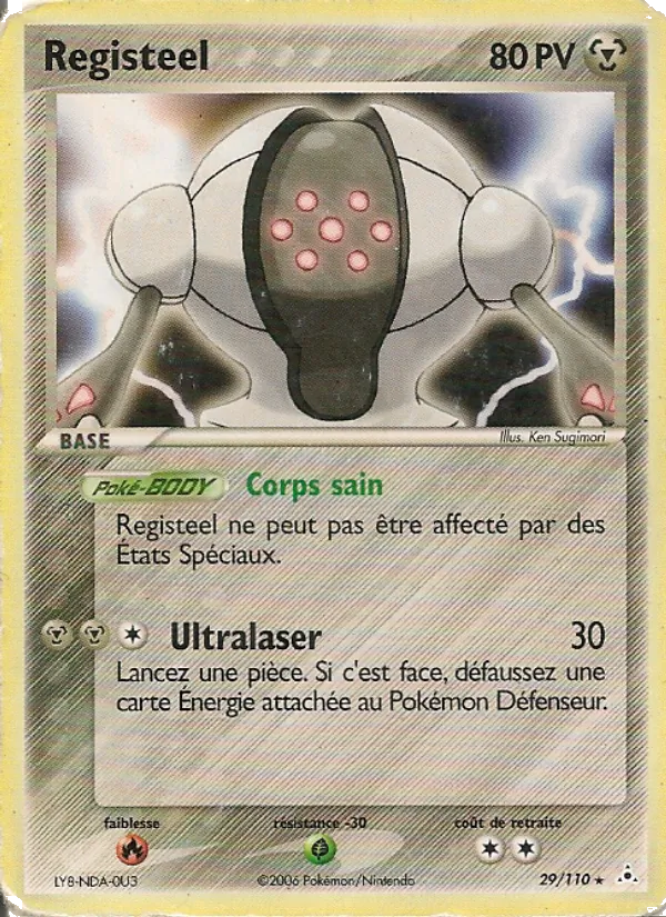 Carte Registeel de l'extension EX Fantômes Holon, numéro 29/110