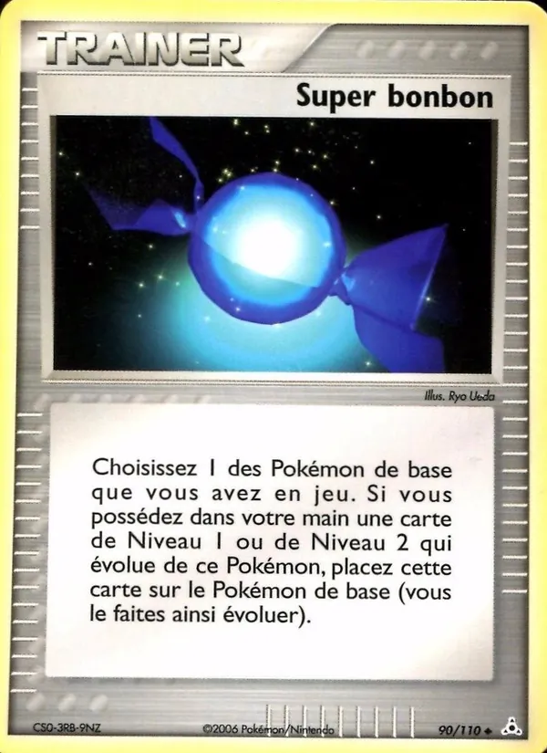 Carte Super bonbon de l'extension EX Fantômes Holon, numéro 90/110