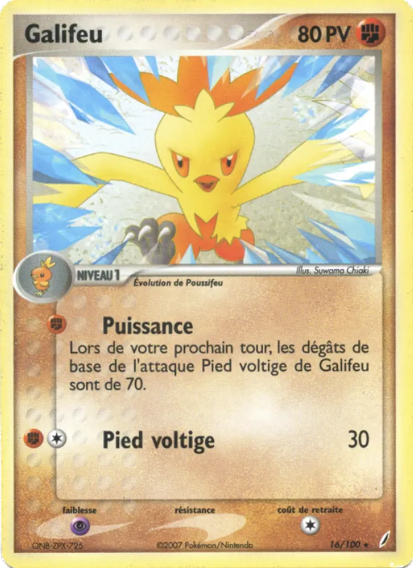 Carte Galifeu de l'extension EX Gardiens de Cristal, numéro 16/100