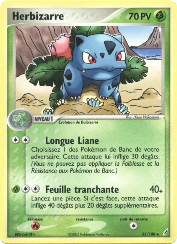 Carte Herbizarre de l'extension EX Gardiens de Cristal, numéro 35/100
