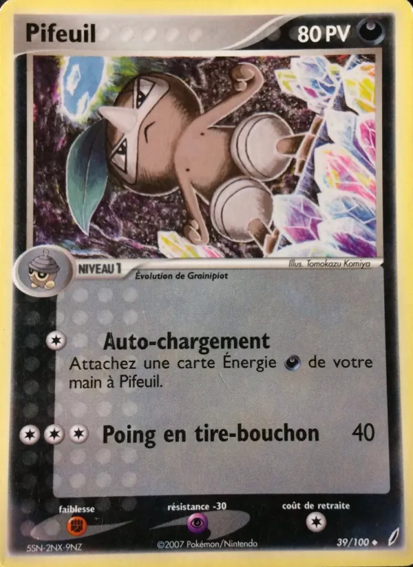 Carte Pifeuil de l'extension EX Gardiens de Cristal, numéro 39/100