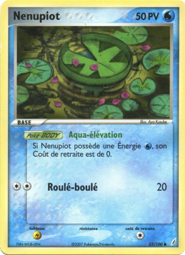 Carte Nénupiot de l'extension EX Gardiens de Cristal, numéro 55/100