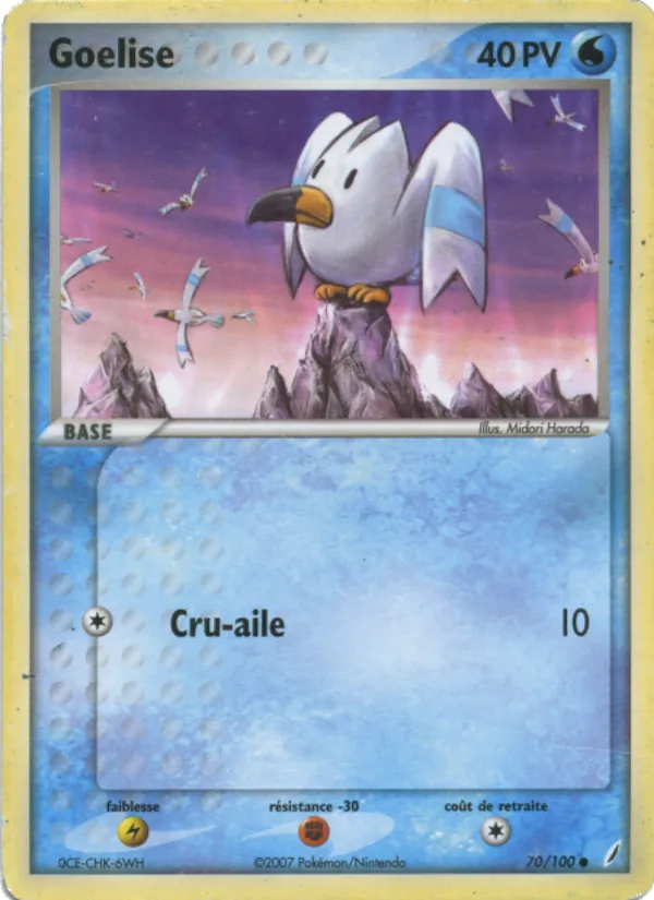 Carte Goélise de l'extension EX Gardiens de Cristal, numéro 70/100