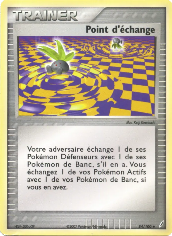 Carte Point d'échange de l'extension EX Gardiens de Cristal, numéro 84/100