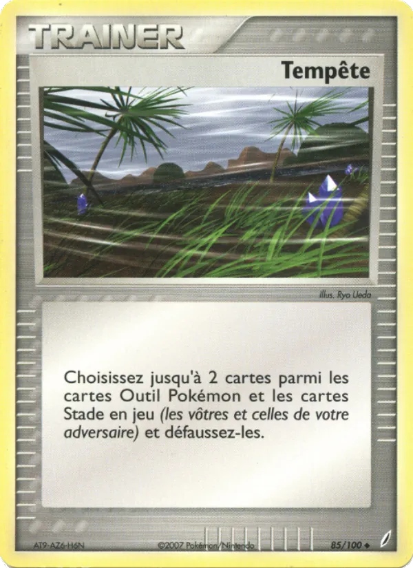 Carte Tempête de l'extension EX Gardiens de Cristal, numéro 85/100