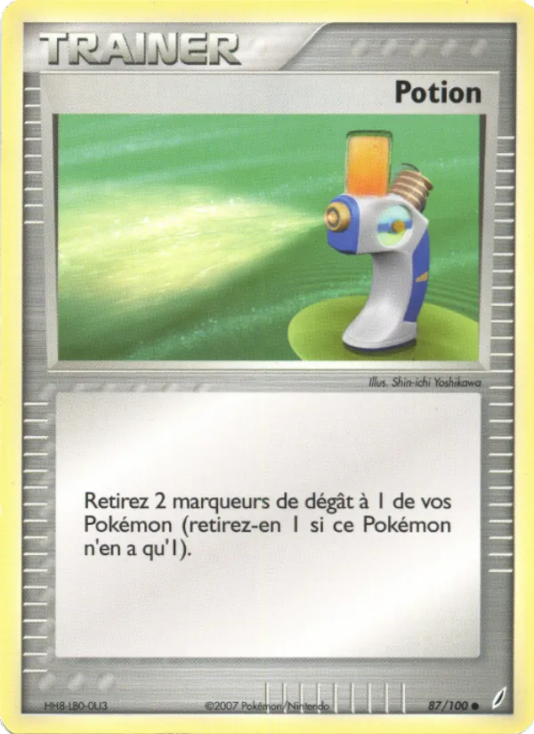 Carte Potion de l'extension EX Gardiens de Cristal, numéro 87/100