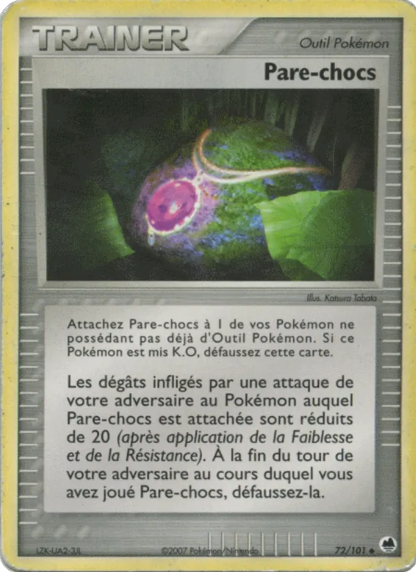 Carte Pare-chocs de l'extension EX Île des Dragons, numéro 72/101