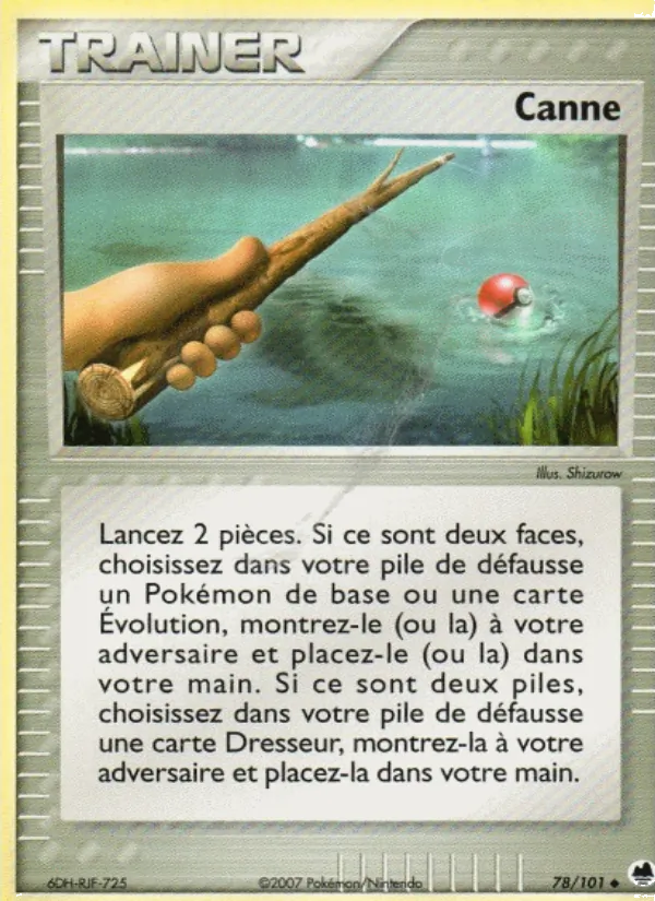 Carte Canne de l'extension EX Île des Dragons, numéro 78/101