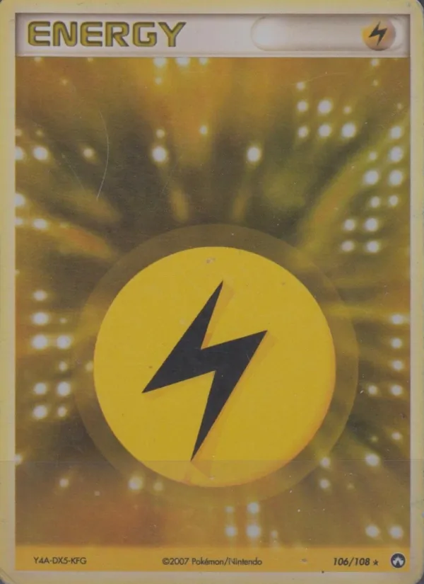 Carte Énergie Électrique de l'extension EX Gardiens du Pouvoir, numéro 106/108