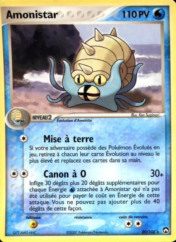 Carte Amonistar de l'extension EX Gardiens du Pouvoir, numéro 20/108