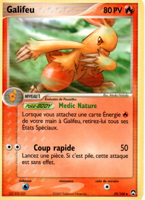Carte Galifeu de l'extension EX Gardiens du Pouvoir, numéro 29/108