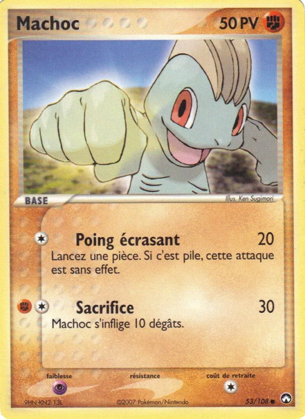 Carte Machoc de l'extension EX Gardiens du Pouvoir, numéro 53/108
