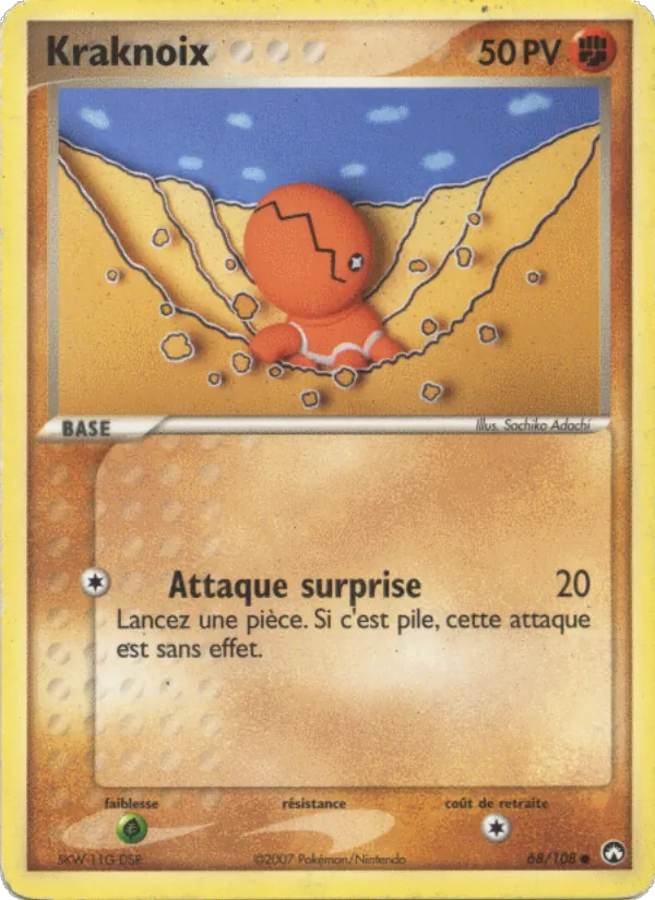 Carte Kraknoix de l'extension EX Gardiens du Pouvoir, numéro 68/108
