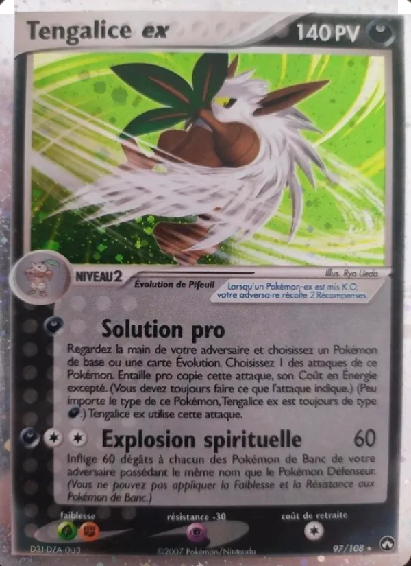 Carte Tengalice ex de l'extension EX Gardiens du Pouvoir, numéro 97/108