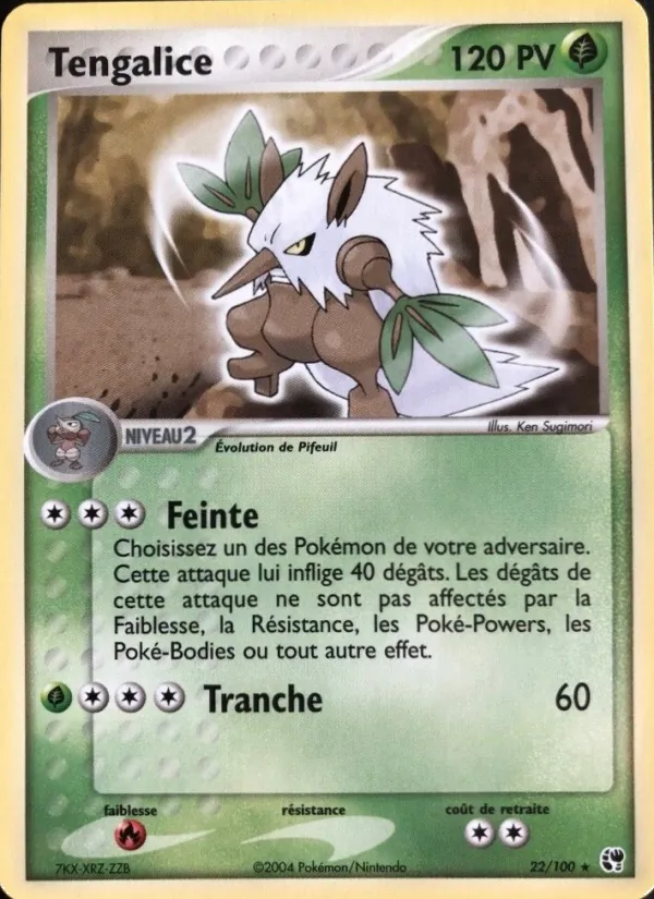 Carte Tengalice de l'extension EX Tempête de sable, numéro 22/100