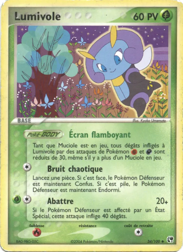 Carte Lumivole de l'extension EX Tempête de sable, numéro 38/100