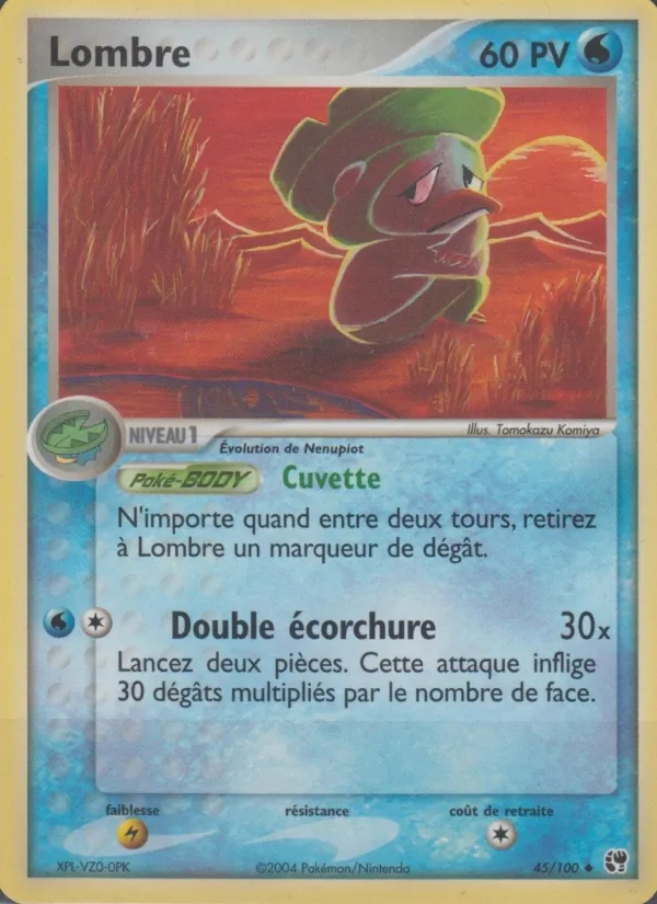 Carte Lombre de l'extension EX Tempête de sable, numéro 45/100