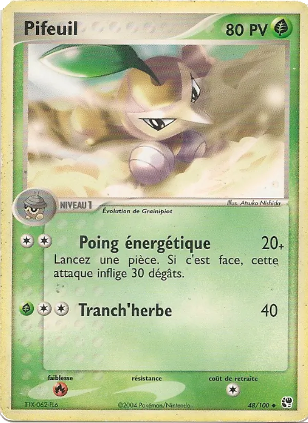 Carte Pifeuil de l'extension EX Tempête de sable, numéro 48/100
