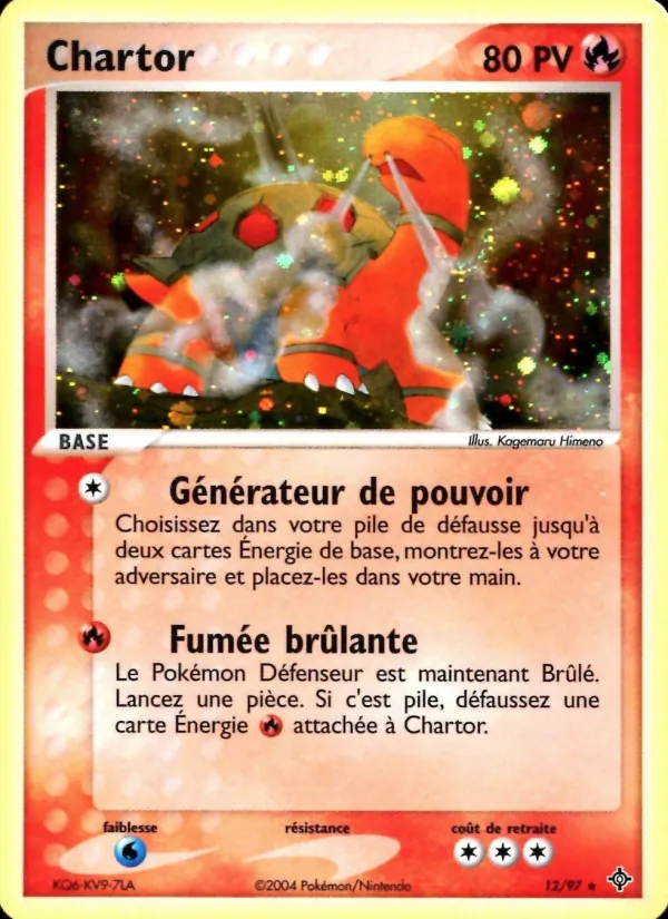 Carte Chartor de l'extension EX Dragon, numéro 12/97