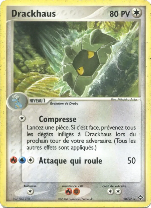 Carte Drackhaus de l'extension EX Dragon, numéro 20/97