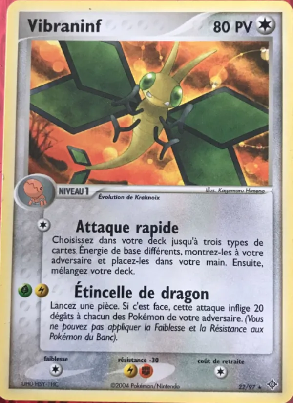 Carte Vibraninf de l'extension EX Dragon, numéro 22/97
