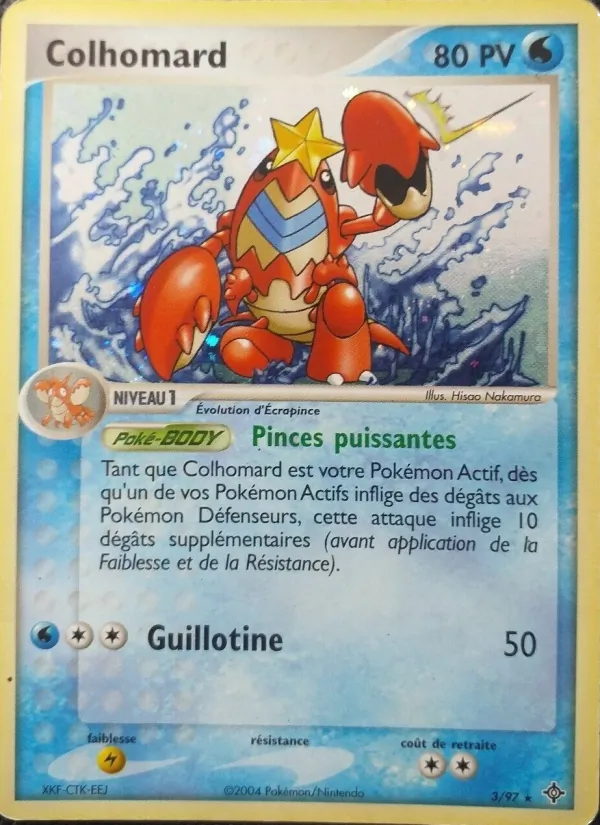 Carte Colhomard de l'extension EX Dragon, numéro 3/97
