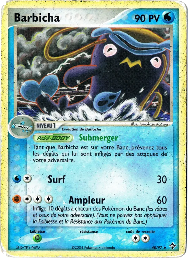 Carte Barbicha de l'extension EX Dragon, numéro 48/97