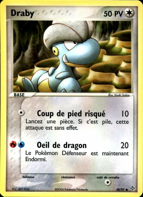 Carte Draby de l'extension EX Dragon, numéro 50/97