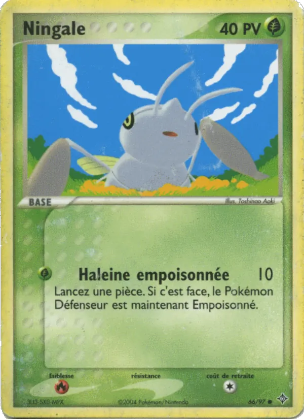 Carte Ningale de l'extension EX Dragon, numéro 66/97