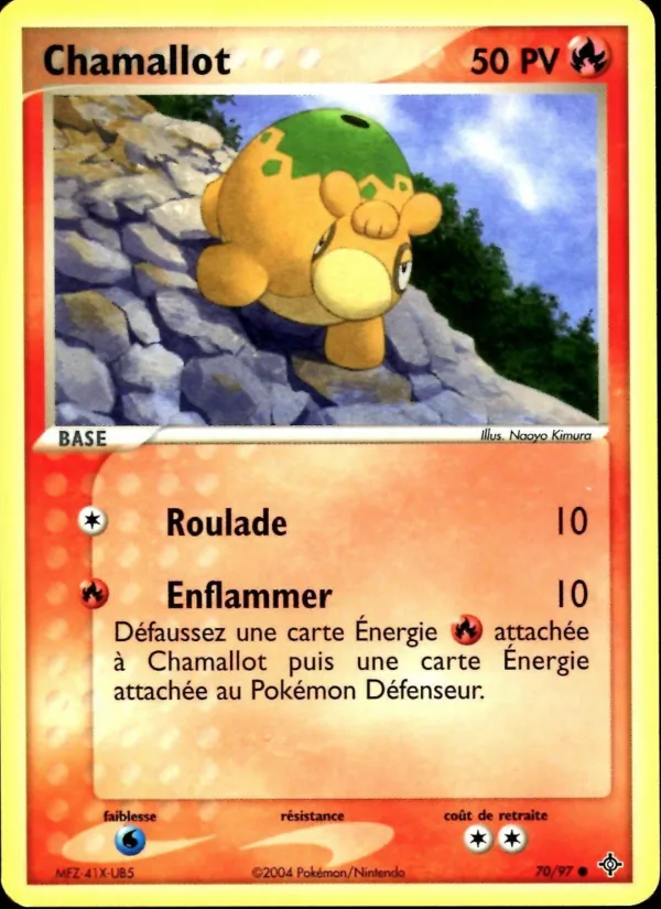 Carte Chamallot de l'extension EX Dragon, numéro 70/97