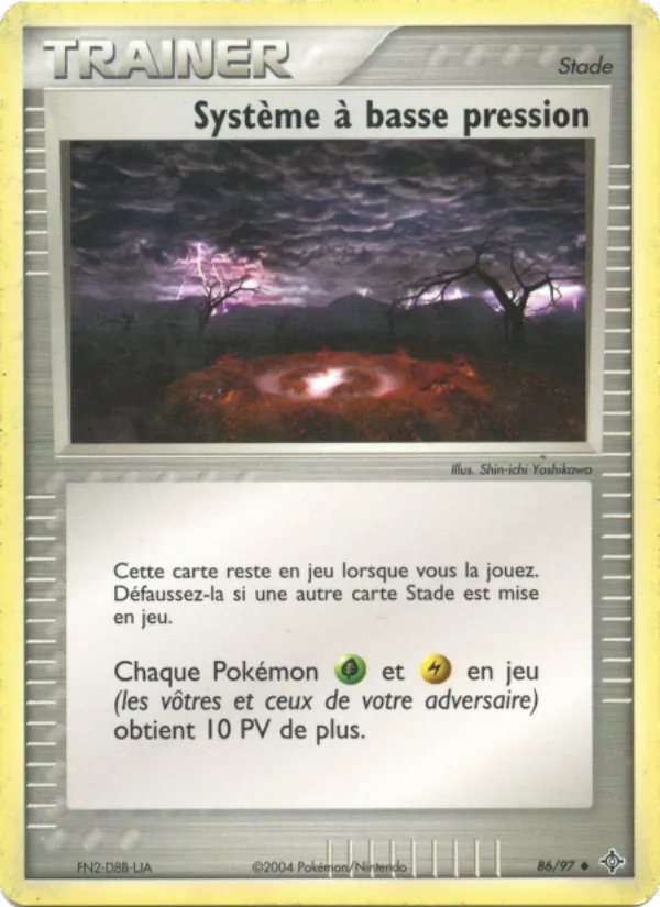 Carte Système à basse pression de l'extension EX Dragon, numéro 86/97