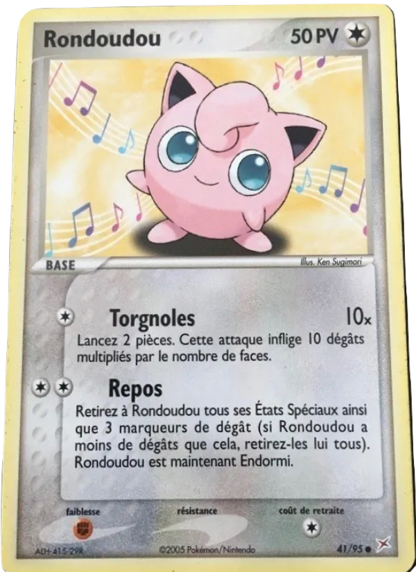 Carte Rondoudou de l'extension EX Team Magma vs Team Aqua, numéro 41/95